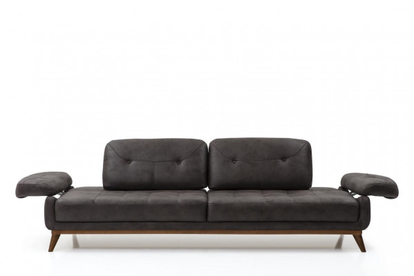 Stilvoll Wunnzëmmer Designer Garnitur Drësëtzer Modernen Fotell 2tlg