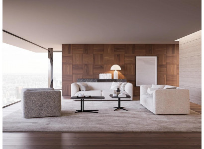 Luxus Sofa Set 3tlg Still 2x Sofa Couch Dräisëtzer Wunnzëmmer Ariichtung
