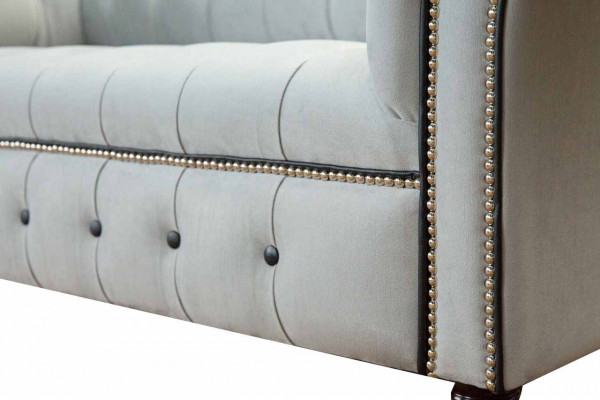 Chesterfield Canapé 2 Platzen Canapé Polster Canapéen Design Luxus Canapéen Gro