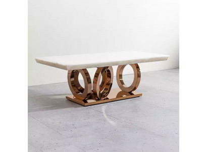 Metall Couchtisch Sofa Dësch Niewendësch Reckteckeg Couchtischen