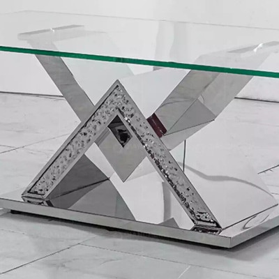 Couchtisch Beistelltisch Designer Dësch Wunnzëmmertësch Dëscher Sofa Glastësch