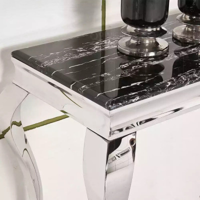 Metallsäitbord Edelstol Konsolendëscher Säitbord Luxus Ariichtung Miwwelen