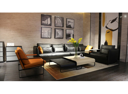 Italienesch Lieder Stil Wunnzëmmer Miwwelen Ecksofa Sofa Polster Garnitur Eckcouch