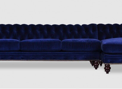 400cm Bix XXL Couch Polster Sëtz Garnitur Textil Lieder Sofa Chesterfield 2016060