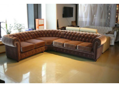 Ecksofa Chesterfield Sofa Garnitur Eck Eck Canapé Polster Sëtz Sofa Garnitur Nei