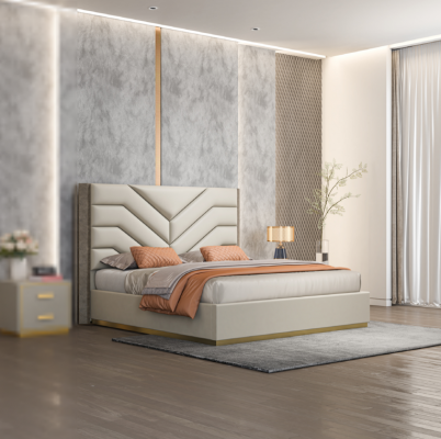 Bett Design Luxus Duebbel Better 180x200cm Schlofzëmmer Modern Nei