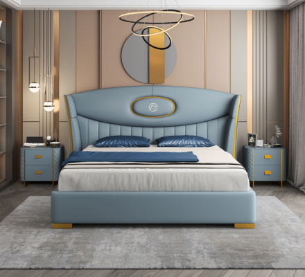 Bett Schlofkummer Modern Bettrahmen Neit Bett Polster Design Luxus Miwwelen