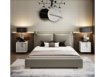 Modern Schlofkummer Bett Luxus Duebel 180x200 Miwwelen Better Ariichtung