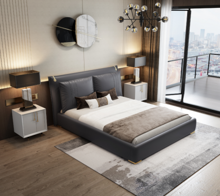 Luxus Bett Betten Modern Duebelbett Gro Bettkader Schlofzëmmer Neijoersdag