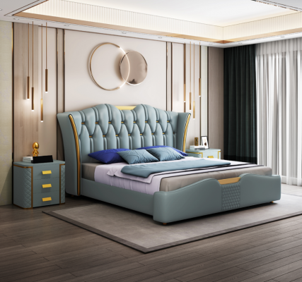Bett Better Duebel Hotel Luxus Edelstol Modernen Designer Schlofkummer