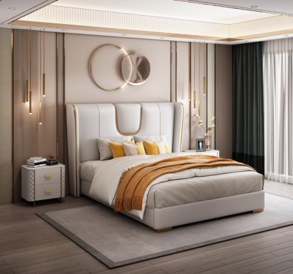 Duebel Hotel Better Schlofkummer Bett Polster Design Luxus Miwwelen Metall