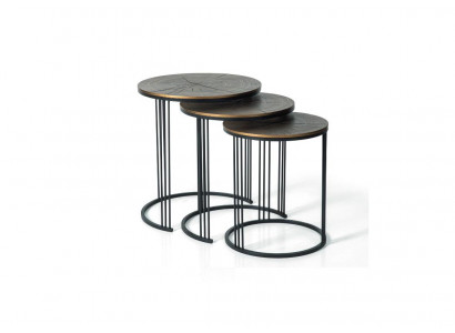 Couchtisch modern Niewentisch Designer Wunnzëmmerdësch Dëscher 3x Dësch