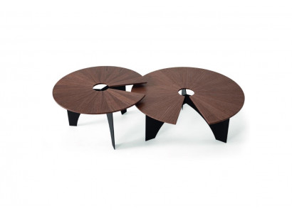 Set vun 2x Designer Salonsdëscher, modernen Niewendësch, Dësch.