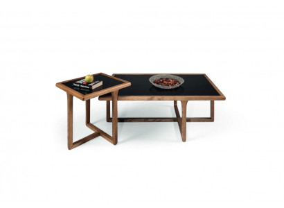 Moderne Luxus Couchtisch Duebel Rond 2x Edelstahl Couchtisch Miwwel Ronnd Tëscher