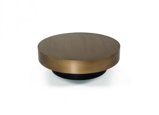 Couchtisch Design Dëscher Wunnzëmmer Miwwelen Luxus Edelfstahl Gold Ronnen Dësch