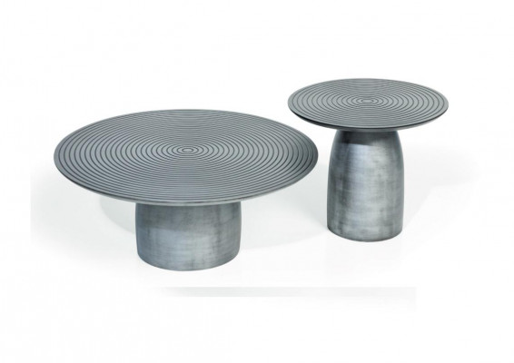 Couchtisch Edelstol Design Miwwelen am Wunnzëmmer Luxus Modern Stil 2x