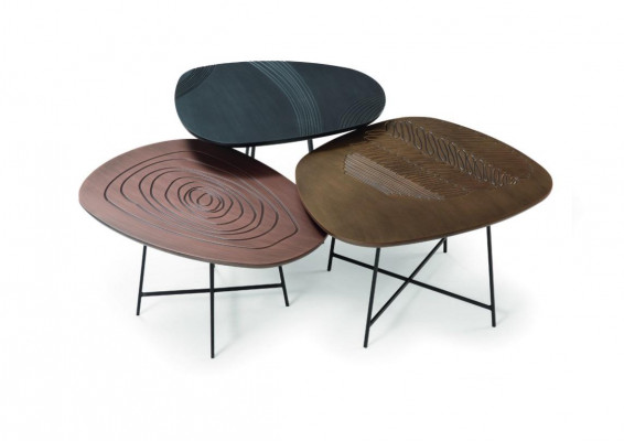 Couchtisch 3x Design Wohnzëmmerdësch Modern Miwwelen Luxus Dëscher 3 Stéck Set