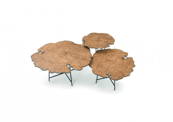 Set 3x Canapé Dësch Designer Wunnzëmmerdësch Luxus Kaffisdësch Dësch