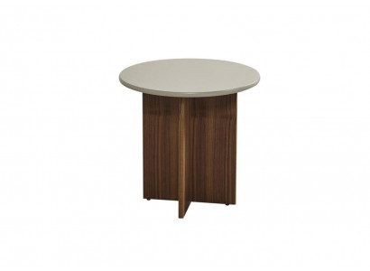 Dësch Niewendësch Couchdësch Wunnzëmmer Grouw Holz Design Miwwelen