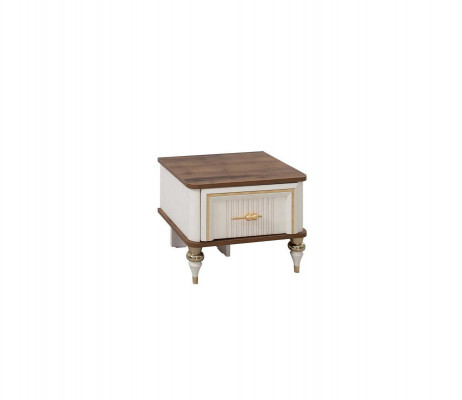 Nuetsdësch Kandeskummer Nuetkonsolen Konsolen Holz Modern Beige Dësch