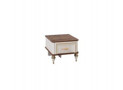 Nuetsdësch Kandeskummer Nuetkonsolen Konsolen Holz Modern Beige Dësch