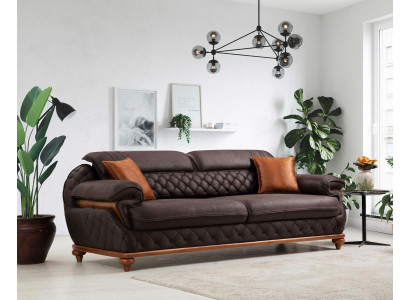 Wunnzëmmer Polstersoffen Modern Drësëtzer Sofa Canapé Luxus Polstermiwwelen
