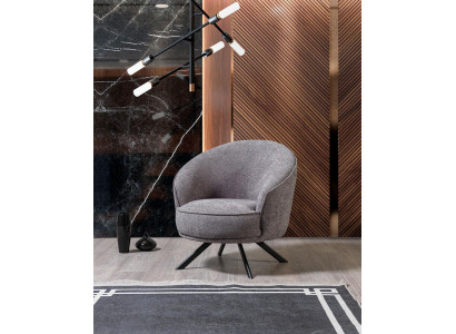 Wunnzëmmer Modern Gro Fotell Design Luxus Miwwelen Polstermöbel Nei