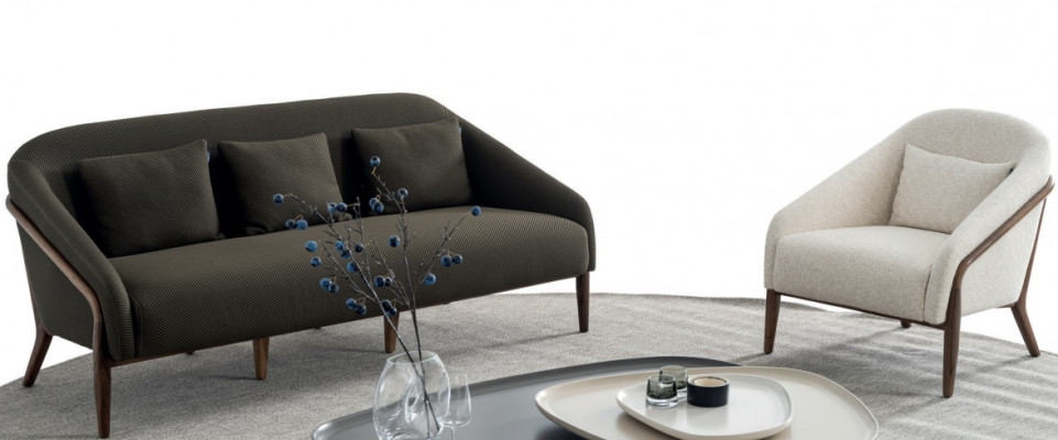 Luxus Wunnzëmmer Set Sofa Fauteuil Modernen Design 3+1 Sëtzer Miwwelen Nei