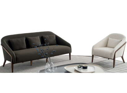 Luxus Wunnzëmmer Set Sofa Fauteuil Modernen Design 3+1 Sëtzer Miwwelen Nei