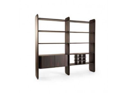 Bicherregal Holz Regal Schaf Büro Ariichtung Designer Modern Trennregaler