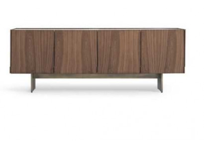 Design-Konsole Wunnzëmmer Holz Luxus-Konsolen Braun Kommode Sideboard