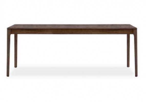 Iesszëmmer-Set Iessgrupp Braun Iessdësch 4x Still mat Säitstafel Dësch