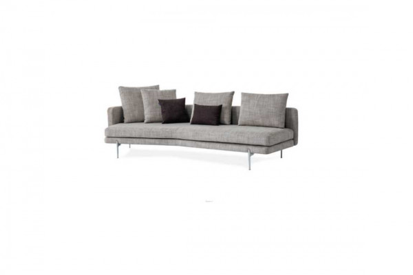 Wunnzëmmer Set 4+3+1 Sëtzer modern 3tlg Sofagarnitur Sëtzkëssen Miwwelen