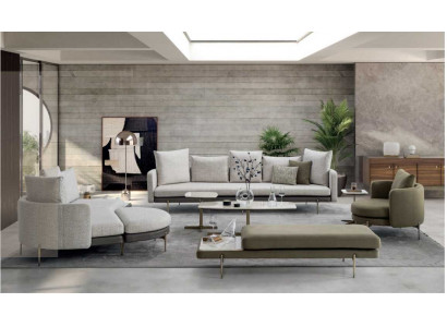 Wunnzëmmer-Set 8 Deeler Modernen Design Sofa Garnituren Luxus Sofae Couchette