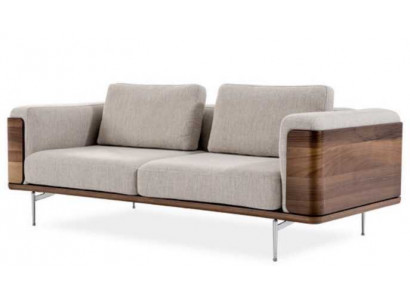 Luxus Sofa Gro Faarf Wunnzëmmer Polster Textil 5 Sëtzer Canapé Fënnef-Sëtzer