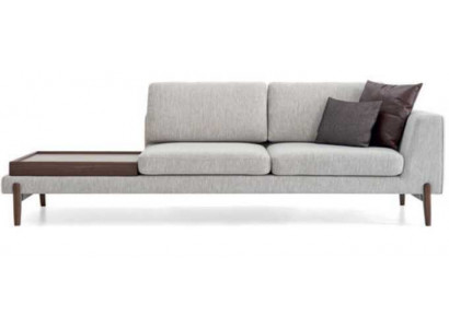 Luxus Wunnzëmmer Sofa Modernen Design Holz mat Textil Lounge Club Sofa Grouss