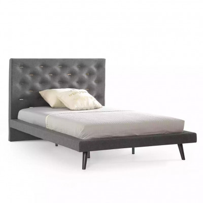 Garnitur Jugendbett Nuetsdësch Kannerzëmmer Bett Holz Gro 120 cm 2tlg