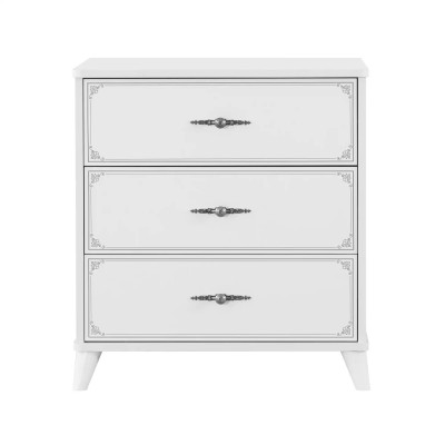 Grupp Kommode mat Spigel Schaf Holz Kommoden Sideboard Wäiss Luxus