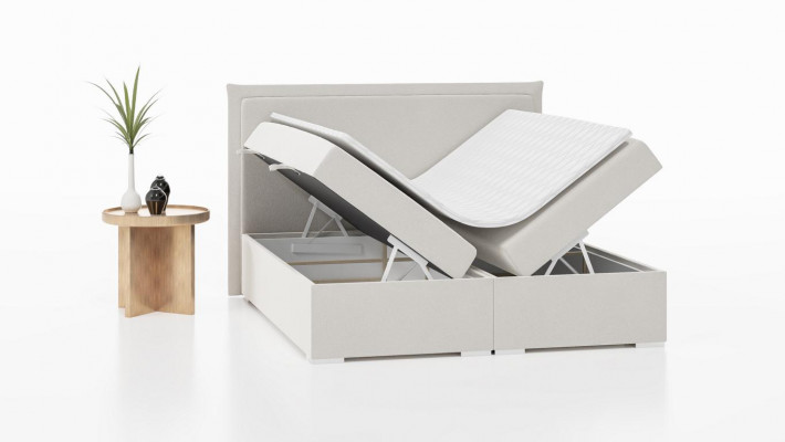 Bett Schlofkummer Duebelbett Luxus Modern Miwwelen Designer Polster Boxspringbett