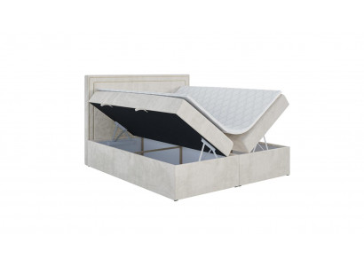 Modern Bett Polster Design Luxus Duebel Miwwelen Schlofzëmmer Boxspringbett Miwwelen