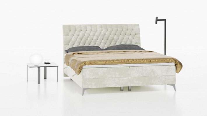 Chesterfield Bett Polster Design Luxus Duebelbett Schlofkummer Boxspringbett
