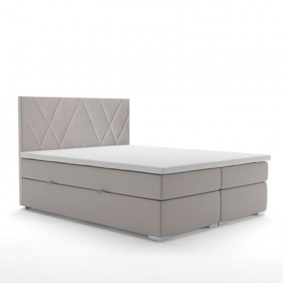 Luxus Schlofkummer Bett Polster Stoffdesign duebel Bett Miwwelen Boxspringbett