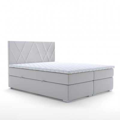 Luxus Schlofkummer Bett Polster Stoffdesign duebel Bett Miwwelen Boxspringbett