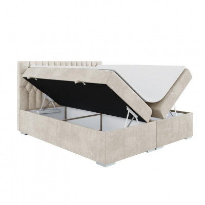 Chesterfield Duebelbett Schlafzimmer Luxusbett Modern Miwwelen Boxspringbett