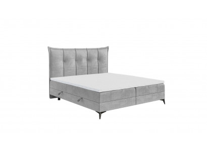 Design Duebelbett Schlofkummer Textil Miwwelen Modern Luxus Bett Boxsprangbett