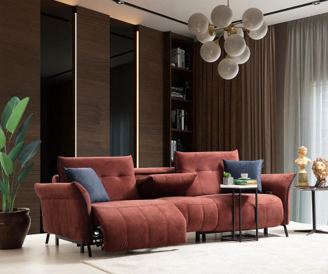 Designer Sofa Wunnzëmmer Neit Polstersofa Véiersëtzer Canapé Modern Miwwelen