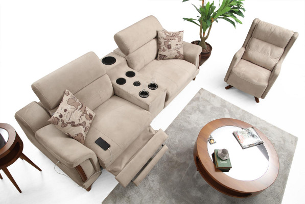 Sofa Set Modern Sofagarnitur Nei Miwwelen Wunnzëmmer Designer Polster Textil