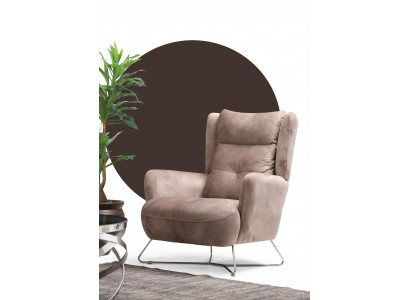 Luxus Stilliesen Wunnzëmmer Fauteuil Designer Modern Textil Miwwelen Polster Stoff.