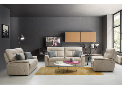 Designer Canapé-Set 3 Stéck Modern Gepolstert Miwwelen Wunnzëmmer Kompletéiert