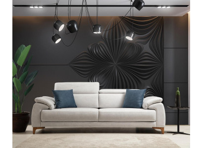 Dräisëtzer Sofa Couch Wunnzëmmer Luxus Polstersofa Design Modern Miwwel Neit